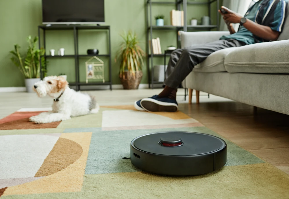 robot vacuum cleaner with mop self-empty base